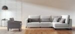 Sofá con chaise longue Baros con sillón