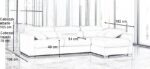 Sofá cama con chaise longue Fiyi - Imagen 10