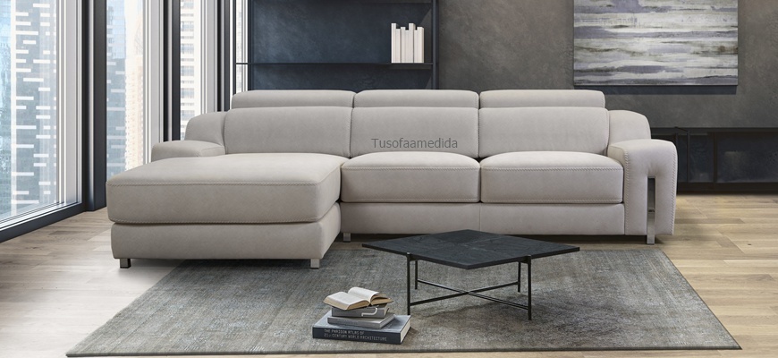 Sofá con chaise longue derecha Modelo Ibiza