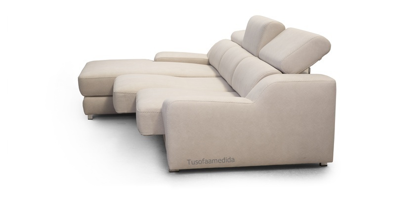 Sofá con chaise longue Modelo Ibiza , lateral derecho.