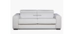 Sofá cama apertura italiana diseño moderno color blanco