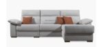 Sofá convertible en cama con chaise longue arcón de alta calidad