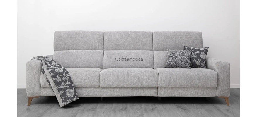 Sofá con 3 asientos convertible en cama apertura italiana