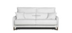 Sofá cama apertura italiana pequeño en color blanco