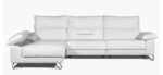 Sofá cama con chaise longue a medida diseño moderno