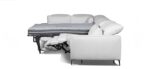 Sofá rinconero con cama italiana y asiento relax motor a medida