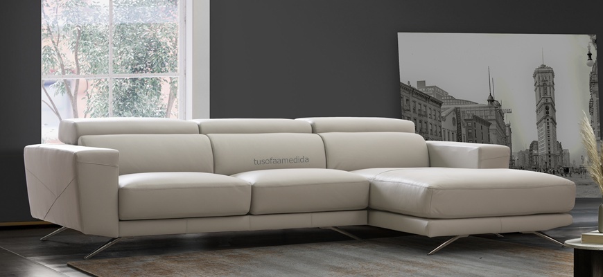 Sofá con chaise longue Mauricio