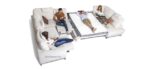 Sofá rinconero cama italiana con relax motor